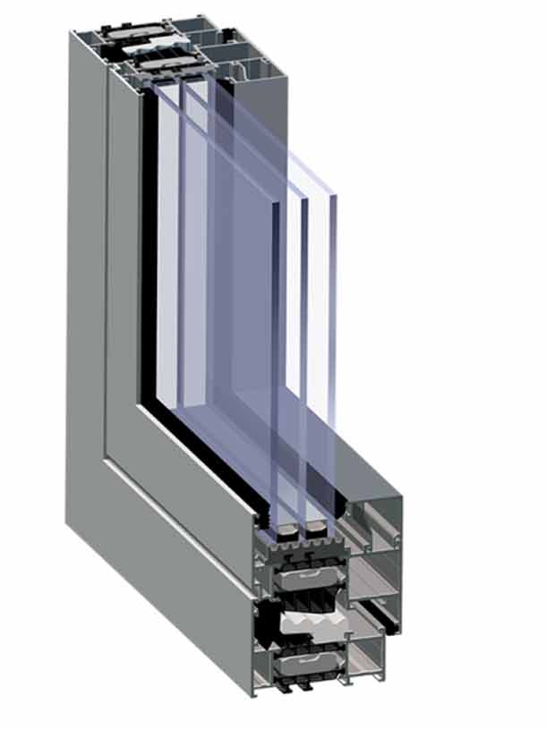 Aluminum windows